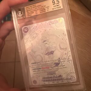 3rd anniversary Luffy silver rare card - Beckett graded 9.5